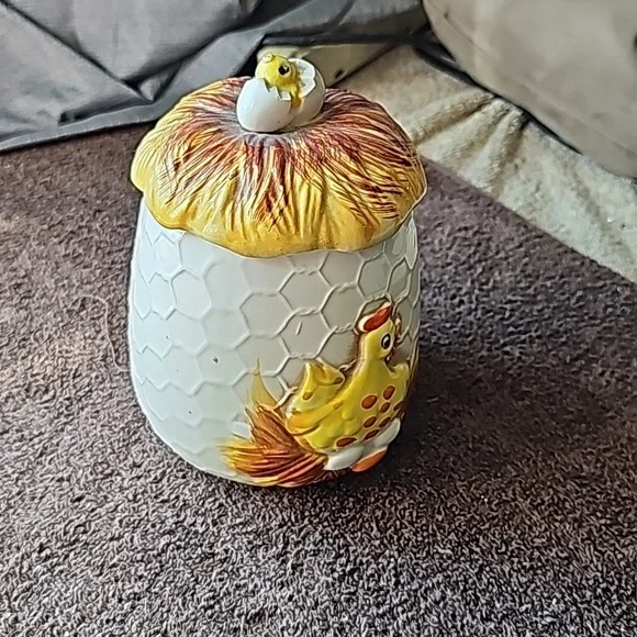 Vintage single chicken decanter